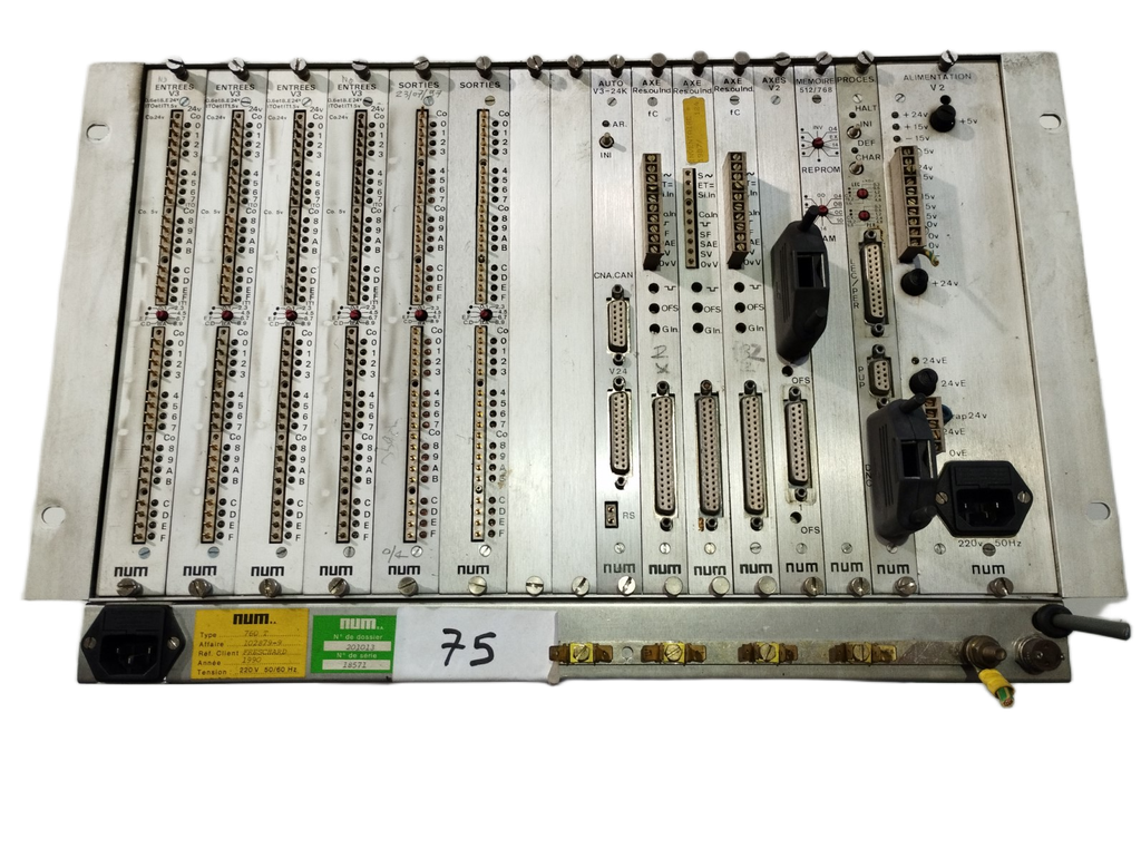 Rack de cartes NUM | ARROW MACHINES OUTILS